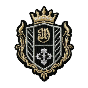 Qualité supérieure Haute Fabrication Mode Bullion Wire Badges Nouveau Design Fashion Bullion Wire Badges Fashion Customize patch #4476 - Product Image 1