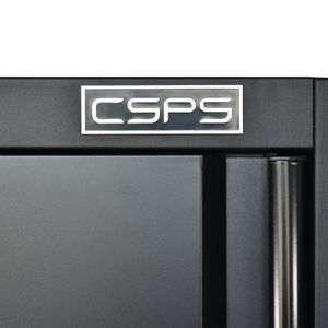 Armoire de rangement d'outils en acier inoxydable à 3 niveaux de 48cm de haute qualité pour garage mécanique à usage industriel et stockage en atelier - Product Image 4