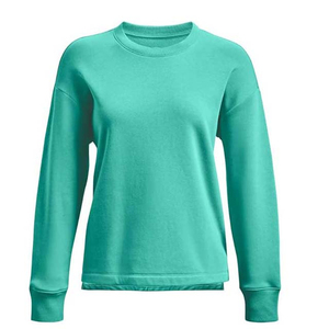 Venta al por mayor personalizado de fábrica de manga larga pulóver sudaderas de mujer de talla grande Otoño Invierno desgaste frente impreso logotipo tejido - Product Image 1