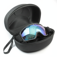 Étuis rigides en EVA pour lunettes de ski avec fermeture éclair personnalisée, de haute qualité, avec couleur et design sur mesure (19x11.2x9.5CM)