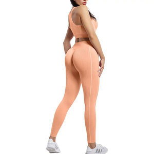 Femmes ensemble 100% coton Logo personnalisé Streetwear femmes été solide ensembles sans manches haut court tricoté deux pièces ensemble Sexy Club Floral - Product Image 5