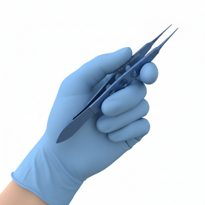 Microfórceps de Titanio, Instrumentos Quirúrgicos Oftálmicos, Mango Redondo, Fenestrados, para Ligadura, Microcirugía - Product Image 4