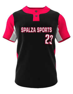 Wholesale OEM ODM Custom Sublimation <b>Baseball</b> Uniform Fashionable Blank Short Sleeve Jersey Buttons Plain Pattern Sportswear Men - Product Image 1