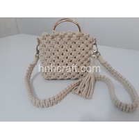 Nouveaux sacs à main tendance en macramé, sacs faits à la main pour femmes, sacs à main pour dames, conception OEM, emballage Logo personnalisé du Vietnam