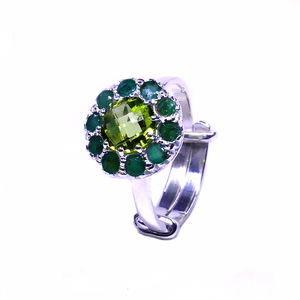 Nuevo diseño anillo de dedo Atlético boda turquesa perla anillo boda banda mujeres anillos joyería Popular - Product Image 1