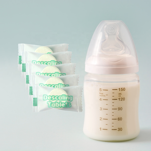 Tablettes de lavage <span class=keywords><strong>pour</strong></span> biberons et <span class=keywords><strong>tétines</strong></span> sans BPA, éliminent efficacement <span class=keywords><strong>les</strong></span> résidus de lait, poids personnalisé en grammes - Product Image 1