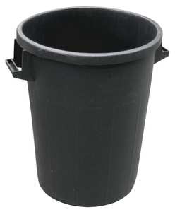 Cubo para Residuos Superpuesto Color Negro Lt.120 (h. Cm.) 78) - Product Image 1