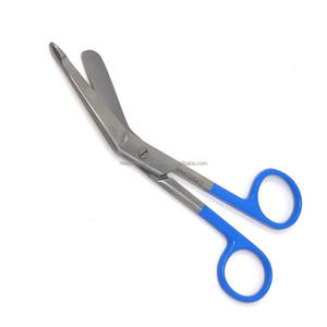 Tijeras para Vendajes Lister Alemanas de Grado Médico, Manuales, Duraderas, de Acero Inoxidable de 5.5 Pulgadas, Color Azul, para Enfermeras, OEM, ODM, CE, ISO, Venta al por Mayor - Product Image 4