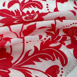 Vải in họa tiết 70% <span class=keywords><strong>viscose</strong></span> 30% lanh, thân thiện với môi trường và trang trí nhà cửa phong cách - Product Image 4