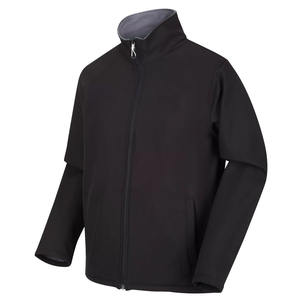 Chaqueta Softshell ligera para hombre de tendencia superior cortavientos calentado con cierre de cremallera de cuello alto para acampar al aire libre invierno - Product Image 4