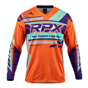Maillot de motocross personnalisé à séchage rapide en mesh, design sur mesure, sublimation, RPX Wear, maillot de course de motocross - Product Image 1