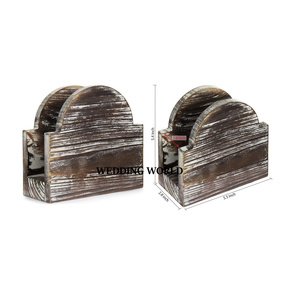 Ustensiles de cuisine comptoir porte-serviettes en bois belle qualité porte-mouchoirs classique élégant en gros porte-serviettes en bois - Product Image 3