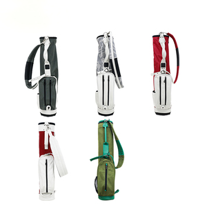 Haute qualité transporteur sac à bandoulière à la main toile et cuir étui de voyage Durable stockage organisateur LCGB-0030B - Product Image 1