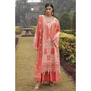 Conjunto de Traje de 3 Piezas Bordado para Mujer con Dupatta Bordada DN-62031 - Product Image 2