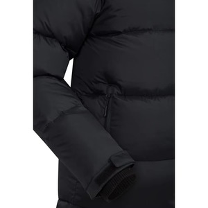 Veste matelassée à capuche unisexe pour l'extérieur avec col montant et logo personnalisé sur le devant, vêtement d'extérieur chaud pour l'hiver - Product Image 4