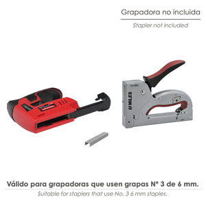 Grapas No. 3 Altezza 6 mm. (1.000 unità) - Product Image 3