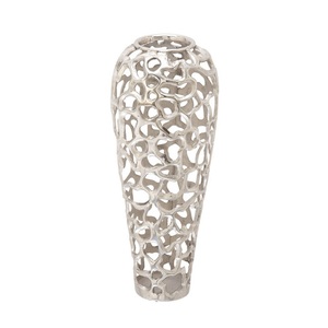 Floreros de metal de diseño premium con patrones únicos para estilos de decoración del hogar modernos y tradicionales - Product Image 6