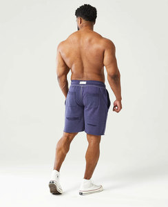 กางเกงขาสั้นแบบรัดเอวยางยืดสำหรับผู้ชายผ้าทอชั้นเดียวแห้งเร็ววิ่งฟิตเนสยิมกีฬาฝึกซ้อม - Product Image 5