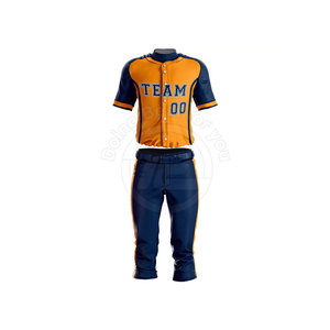 Uniforme de béisbol personalizado para hombre superventas, ropa deportiva transpirable con diseño y logotipo de etiqueta privada - Product Image 1