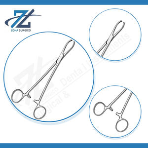Pinces à tissus Littlewood 2-3 dents, finition mate, 190 mm de long, instruments chirurgicaux en acier inoxydable, fabricant au Pakistan - Product Image 4