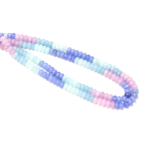 ลูกปัดพลอยหินควอทซ์ทรงกลมสีผสมที่สวยงามขนาด7-8มม. AAA - Product Image 5