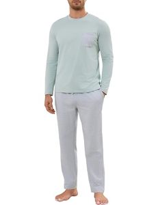 Pyjama en modal tricoté respirant et confortable pour homme, grande taille, décontracté, à manches courtes, peignoir pour la maison, pour couples - Product Image 1