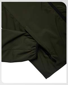 Veste Softshell pour homme, légère, d'hiver, pour la course à pied, l'entraînement, fermeture éclair, imperméable, coupe-vent, col montant, broderie - Product Image 5