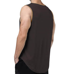 Camisetas sin mangas informales con logotipo personalizado para hombre, ropa deportiva holgada para correr, entrenamiento, venta al por mayor, 2024 - Product Image 6