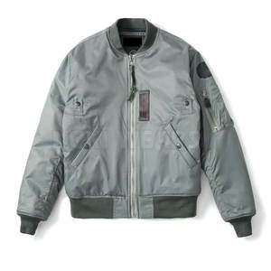 Blouson bombardier pour hommes en polyester imperméable blouson d'hiver bombardier à logo personnalisé nouveau design vente en gros - Product Image 1