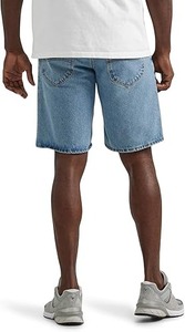 Short en jean vieilli grande taille pour hommes, vente en gros de short en jean à bord brut personnalisé, décoration de rue délavée - Product Image 5