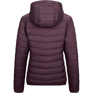 Veste d'hiver matelassée pour femme de qualité supérieure, personnalisée, avec coque en coton et nylon, imperméable et respirante, faible MOQ - Product Image 6