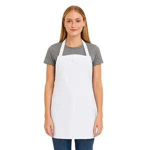 Personalized <b>White</b> Cotton Long <b>Apron</b> with Gadgets - Product Image 2
