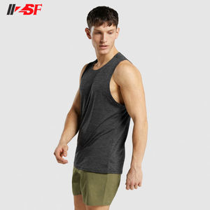 Camiseta sin mangas para hombre con estampado de logotipo personalizado de alta calidad, chaleco de viaje sin mangas de nuevo estilo para uso en el gimnasio - Product Image 3