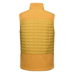 Vente en gros de veste utilitaire en laine personnalisable décoration vintage coton imperméable respirant extérieur fermeture éclair coupe-vent hiver - Product Image 6