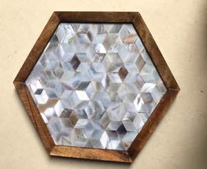 ถาดเสิร์ฟอาหารแผ่นกระดาน MFD พร้อมสติกเกอร์เคลือบพิมพ์ลายถาดกาแฟทันสมัยสำหรับร้านอาหารและโรงแรม - Product Image 3