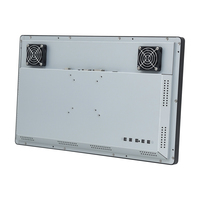 Écran LCD industriel étanche de 21,5 pouces VGA DVI, 1000 nits, écran plat, moniteur tactile capacitif, haut-parleur de bureau