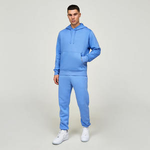 Ensemble de survêtement pour homme en molleton technique OEM, coupe ajustée, marque privée, jogging à capuche, col uni, imprimé, pour l'hiver - Product Image 1