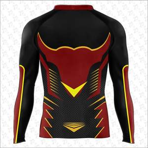 Protège-éruption anti-UV à manches longues pour hommes, logo personnalisé, séchage rapide, logo personnalisé et taille, matériel en polyester OEM - Product Image 6