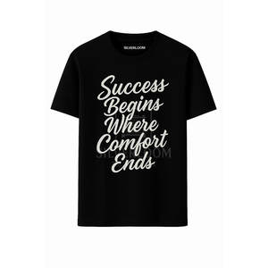 T-shirt à col rond imprimé sur mesure T-shirt décontracté en mélange de 100% coton et polyester T-shirt à coupe ample à la mode pour hommes - Product Image 5