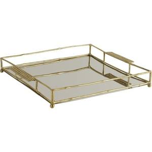 Plateau de service en verre de luxe le plus vendu moderne INS pièce centrale de table décorative stockage de vaisselle pour la maison nouveau Design peu encombrant - Product Image 1