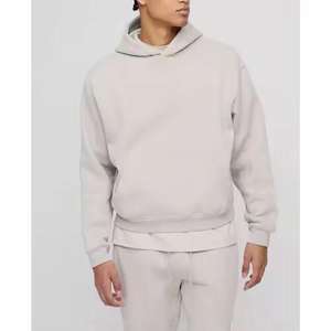 Les pulls à capuche Slim Fit pour hommes les plus vendus Streetwear confortable avec couleur unie pour l'hiver - Product Image 4