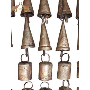 Wholesale Vintage Style Rustic Iron Tin Bell Decorative Accent with Smooth Finish for Seasonal Holiday and Festival Decorations - Product Image 4