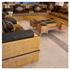 Sièges au sol orientaux, canapé ethnique, canapé Majlis arabe, canapé de style ottoman, ensemble Jalsa arabe, sièges au sol orientaux de luxe - Product Image 1