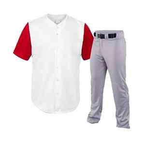 Uniformes de béisbol al por mayor con tejido transpirable de secado rápido para clubes deportivos, ligas universitarias y partidos de competición - Product Image 1