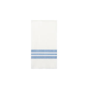 Serviettes blanches 48x48cm Horizonte Blue Print pliées 1/8 Bambulux Eco 300pcs B2B - Product Image 1
