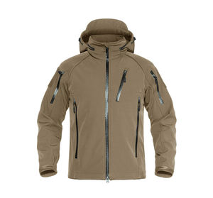 Veste bomber softshell unisexe 2025 de haute qualité, imperméable, légère, doublure en coton chaud, pour l'hiver, la randonnée en plein air, en toile - Product Image 5