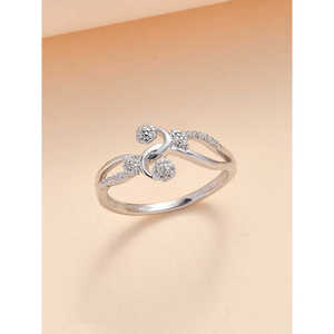 Bague en diamant à fleurs multiples pour femme Collection de bagues élégantes en diamant - Product Image 5