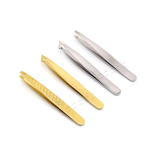 ชุดแหนบถอนขนคิ้วสแตนเลสคุณภาพสูง ขายดี ดีไซน์ปลายเฉียง พร้อมกระเป๋าเก็บพกพาสะดวก สีสันปรับแต่งได้ รับผลิตแบบ OEM - Product Image 4