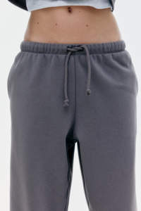 Personalizado de alta calidad suelta personalizada gimnasio personalizado entrenamiento elegante Jogging pantalones holgados para las mujeres de color gris personalizado Joggers holgados - Product Image 4