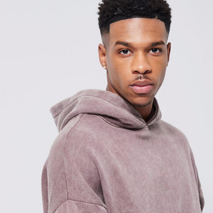 Sudadera con Capucha Ecológica de Primavera, Lavada al Ácido, de Poliéster/Algodón de Alta Calidad, Transpirable, de Secado Rápido, con Estampado de Diseñador Personalizado, Estilo Urbano - Product Image 5